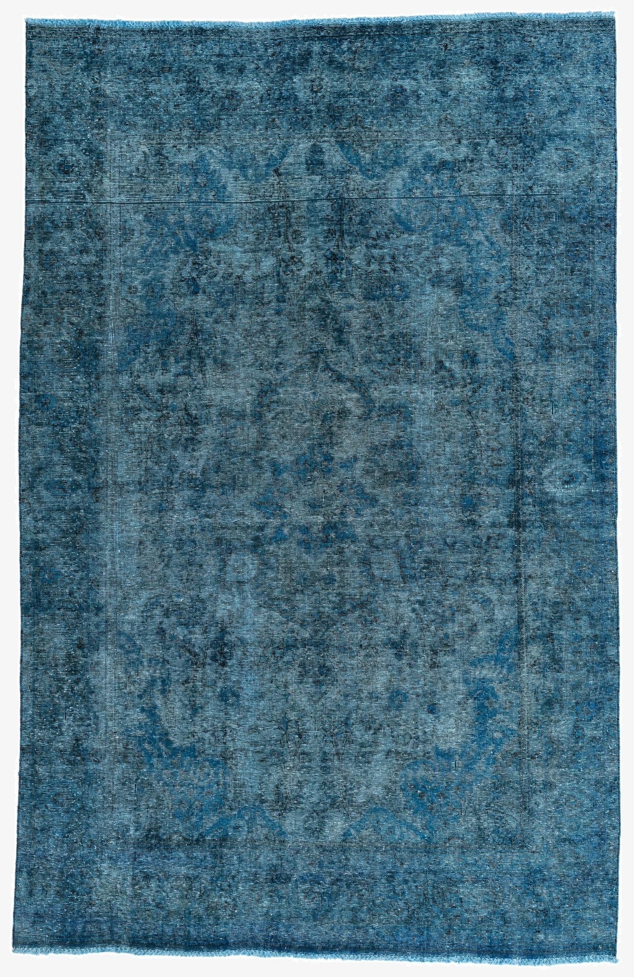 Primary image 6' 4 x 9' 10  Hand Knotted Ultra Vintage Persian Wool Rug