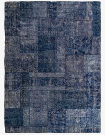 7' 10 x 12' Hand Knotted Ultra Vintage Persian Wool Rug