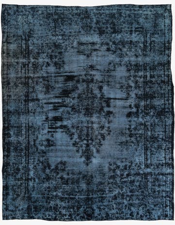 9' x 11' 2 Hand Knotted Ultra Vintage Persian Wool Rug