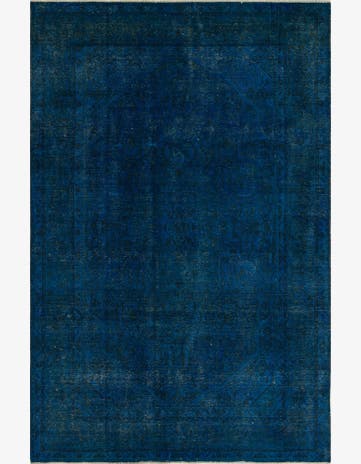 6' 4 x 9' 8 Hand Knotted Ultra Vintage Persian Wool Rug