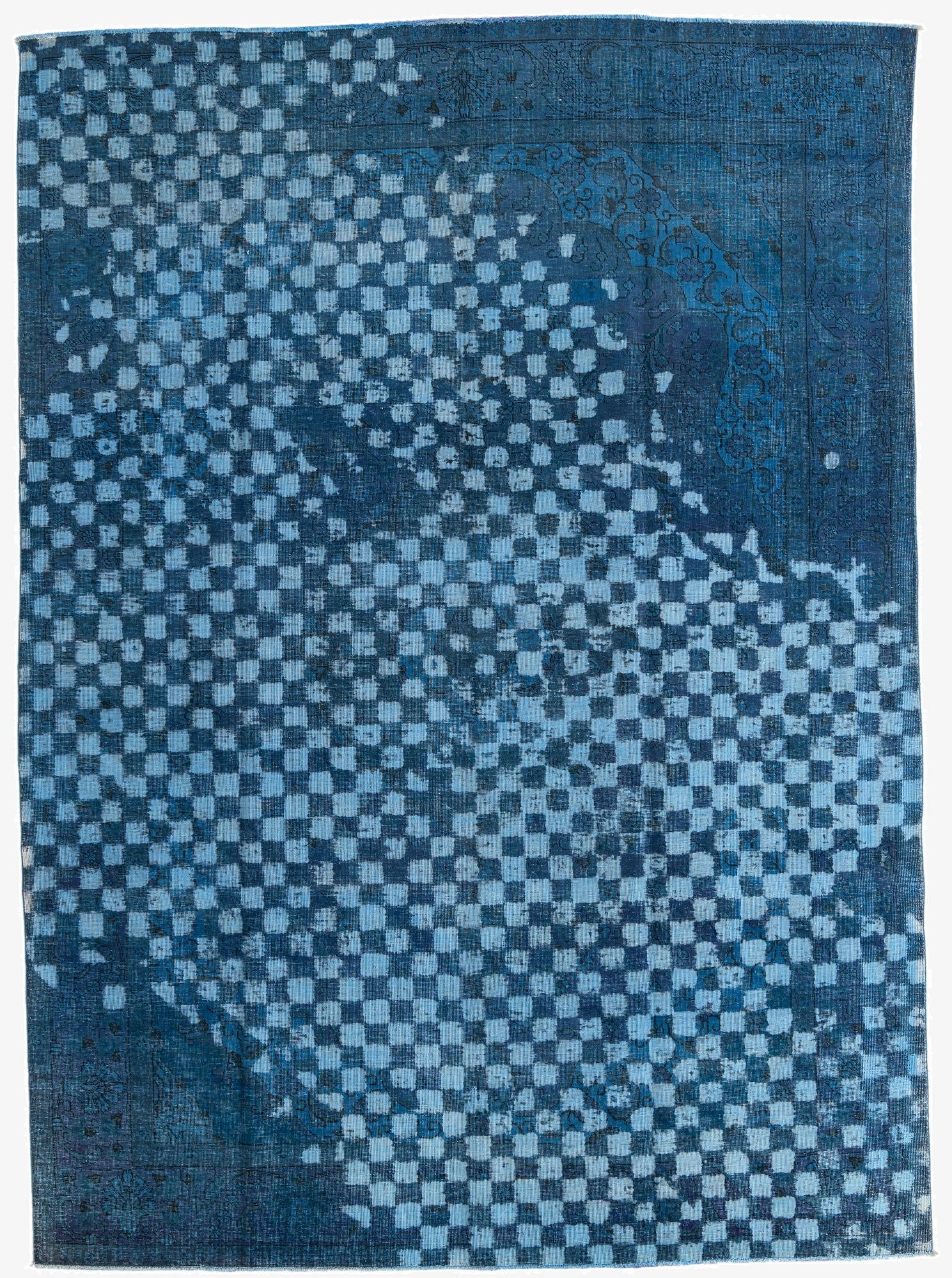 8' 1 x 11' 2  Hand Knotted Ultra Vintage Persian Wool Rug