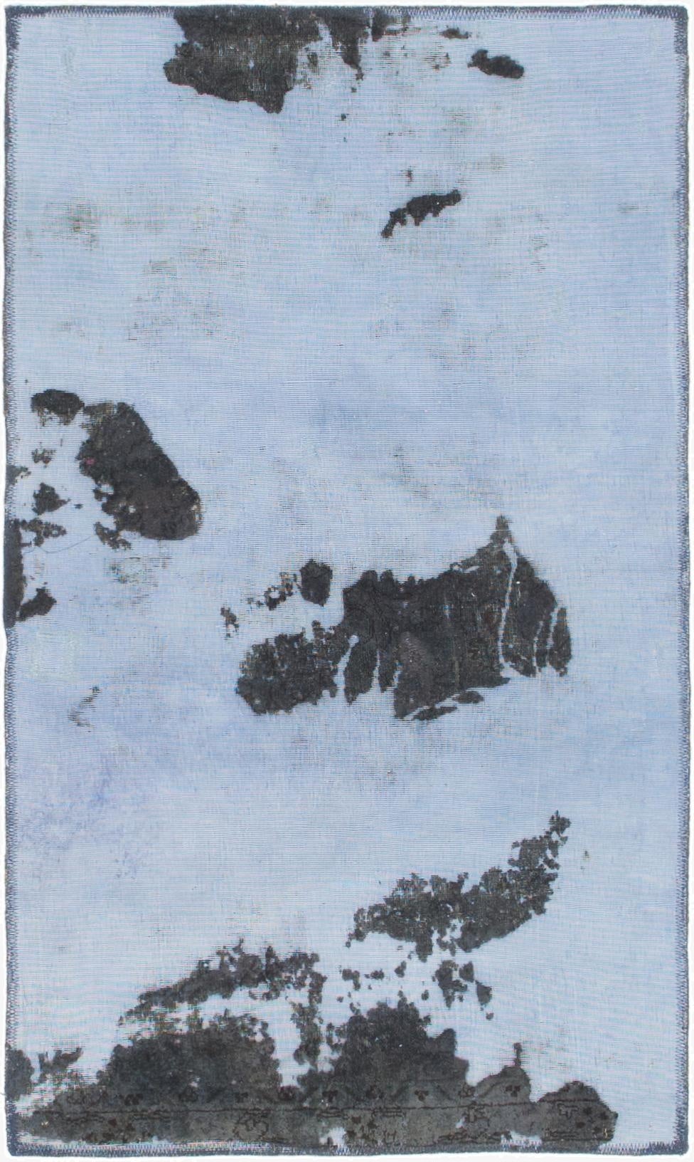 2' 9 x 4' 10  Hand Knotted Ultra Vintage Persian Wool Rug