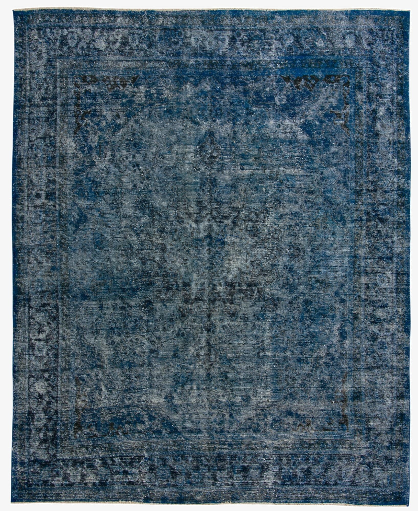 9' 3 x 12'  Hand Knotted Ultra Vintage Persian Wool Rug