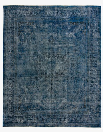 9' 3 x 12' Hand Knotted Ultra Vintage Persian Wool Rug