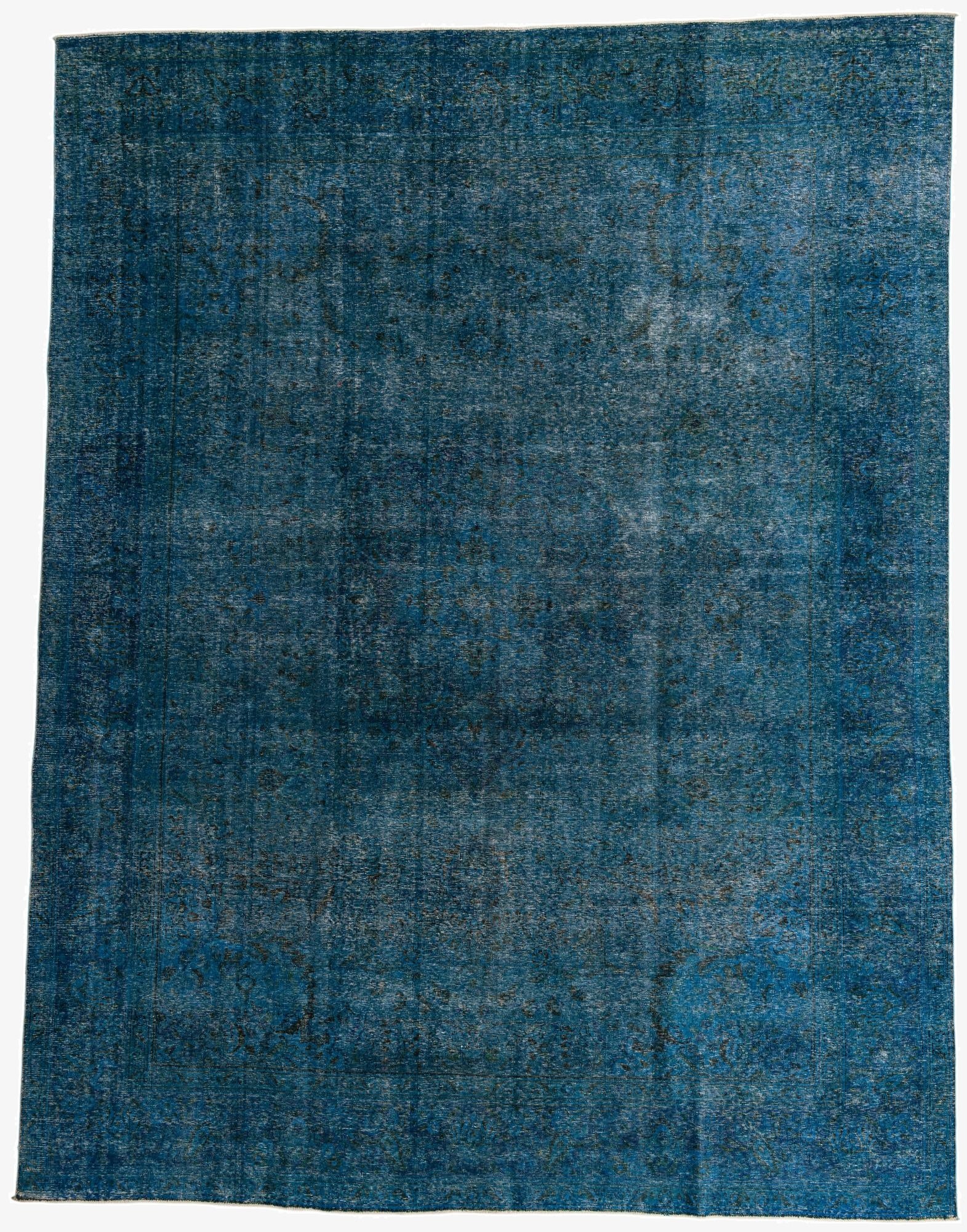 9' 8 x 12' 7  Hand Knotted Ultra Vintage Persian Wool Rug