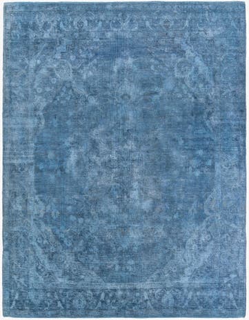 9' 5 x 12' 4 Hand Knotted Ultra Vintage Persian Wool Rug