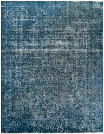 9' 7 x 12' 6 Hand Knotted Ultra Vintage Persian Wool Rug