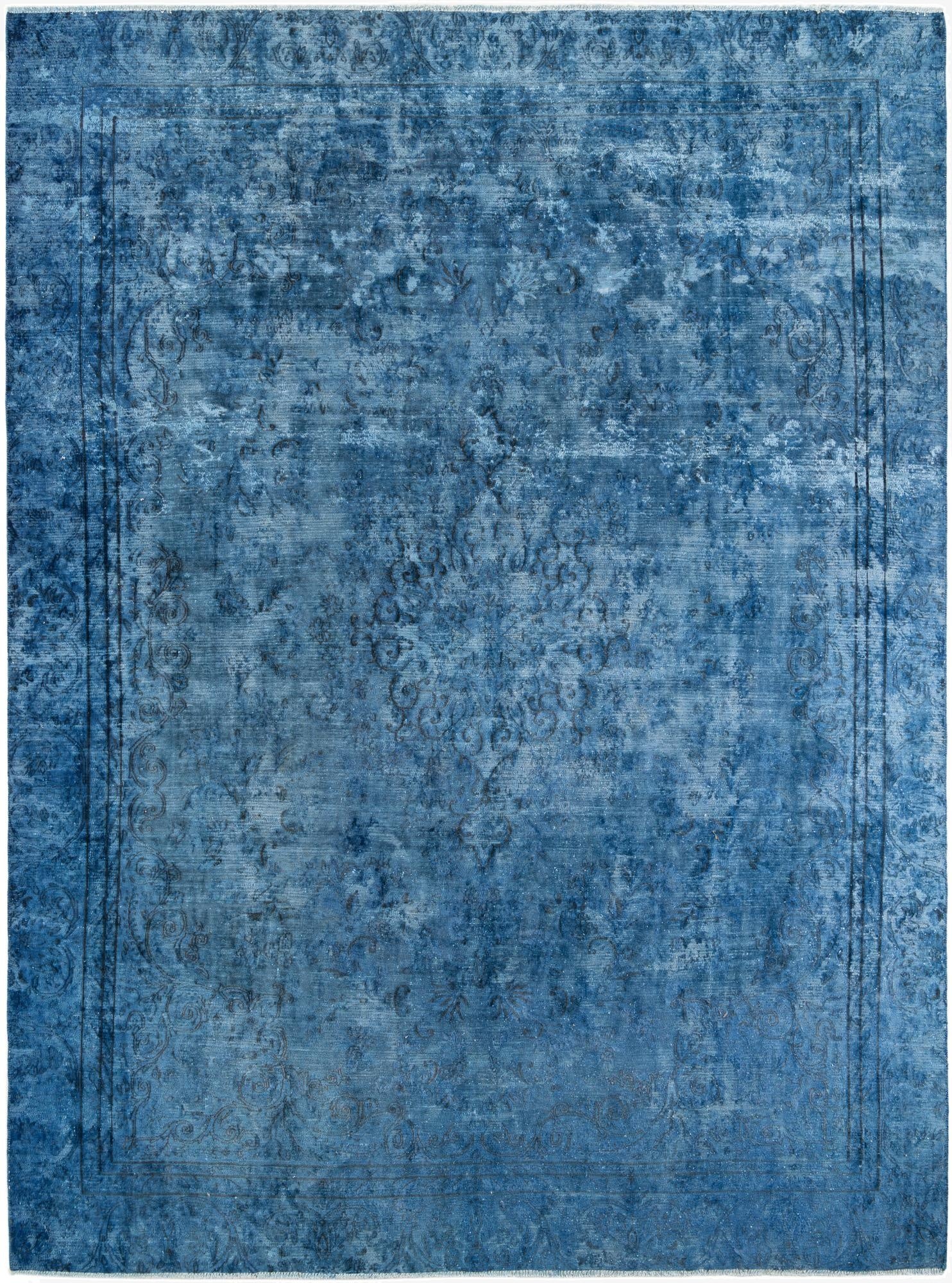 9' x 12' 1  Hand Knotted Ultra Vintage Persian Wool Rug