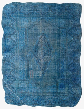 8' 7 x 11' Hand Knotted Ultra Vintage Persian Wool Rug