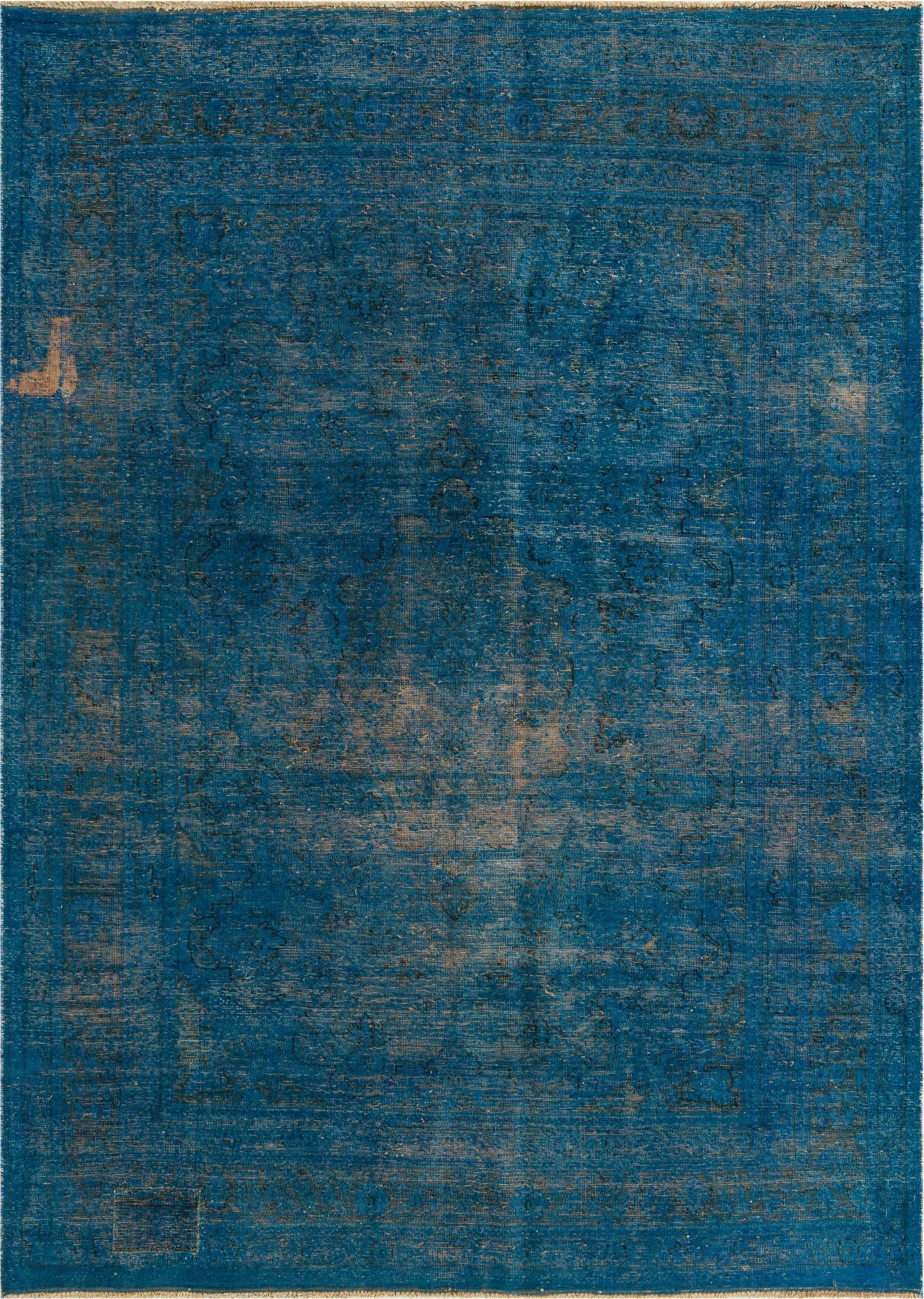 6' 6 x 9' 2  Hand Knotted Ultra Vintage Persian Wool Rug