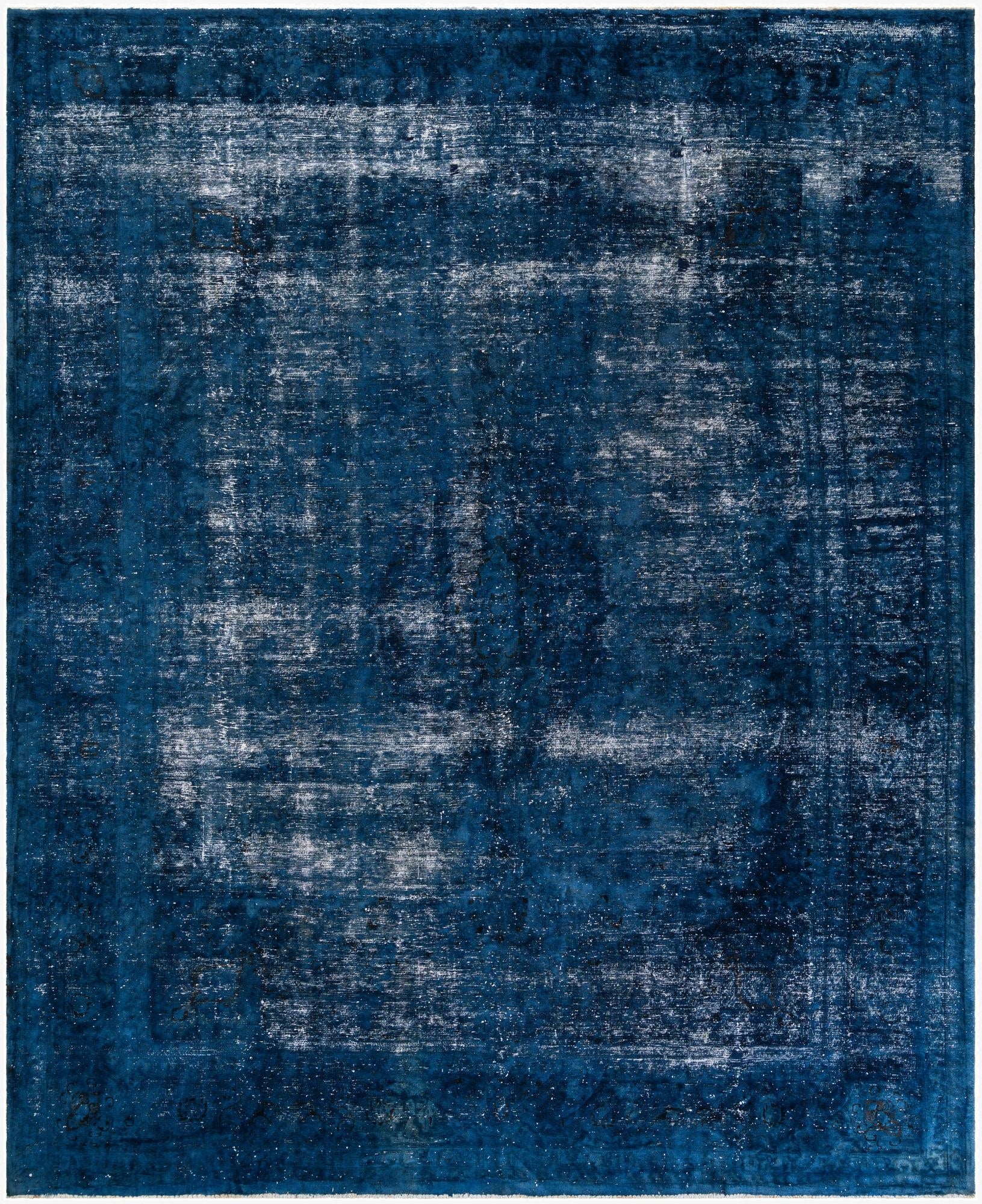 9' 5 x 11' 8  Hand Knotted Ultra Vintage Persian Wool Rug