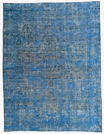 10' x 13' 1 Hand Knotted Ultra Vintage Persian Wool Rug