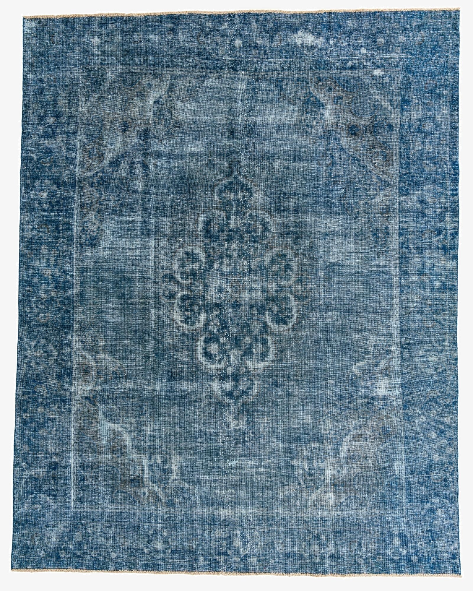 9' 4 x 11' 10  Hand Knotted Ultra Vintage Persian Wool Rug