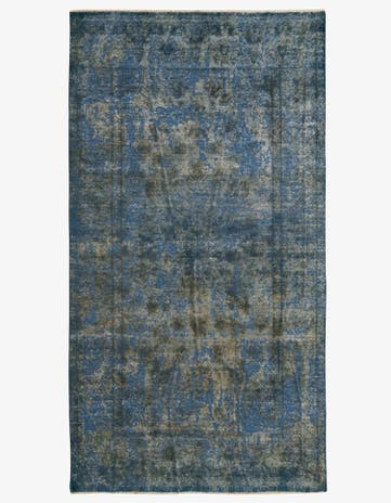 4' 9 x 8' 10 Hand Knotted Ultra Vintage Persian Wool Rug