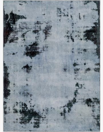 6' 7 x 8' 9 Hand Knotted Ultra Vintage Persian Wool Rug