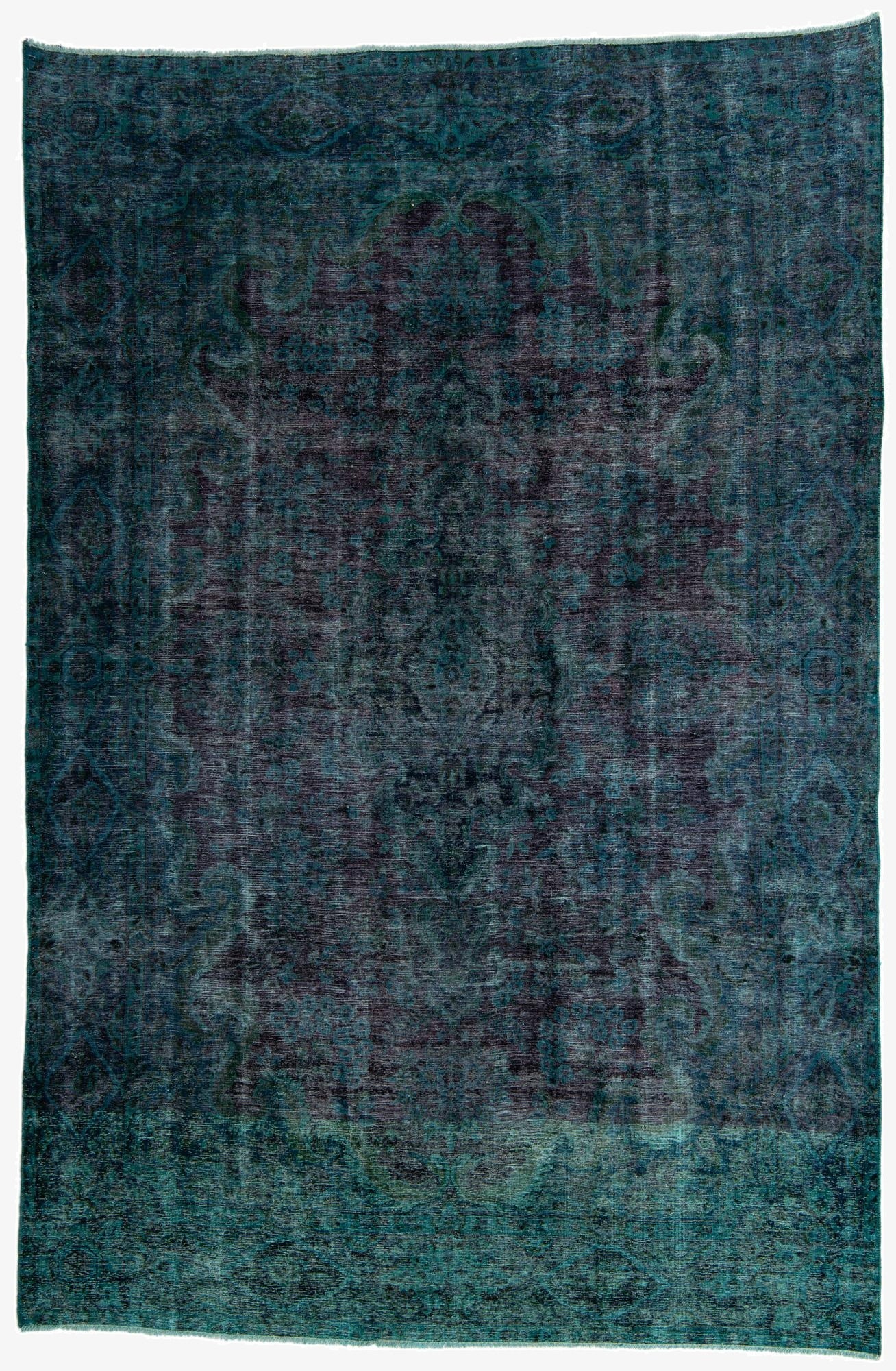 7' 8 x 11' 7  Hand Knotted Ultra Vintage Persian Wool Rug