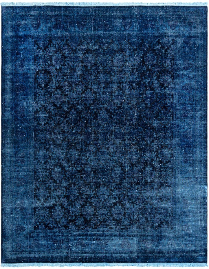 7' 10 x 9' 9 Vintage Royal Wool Rug