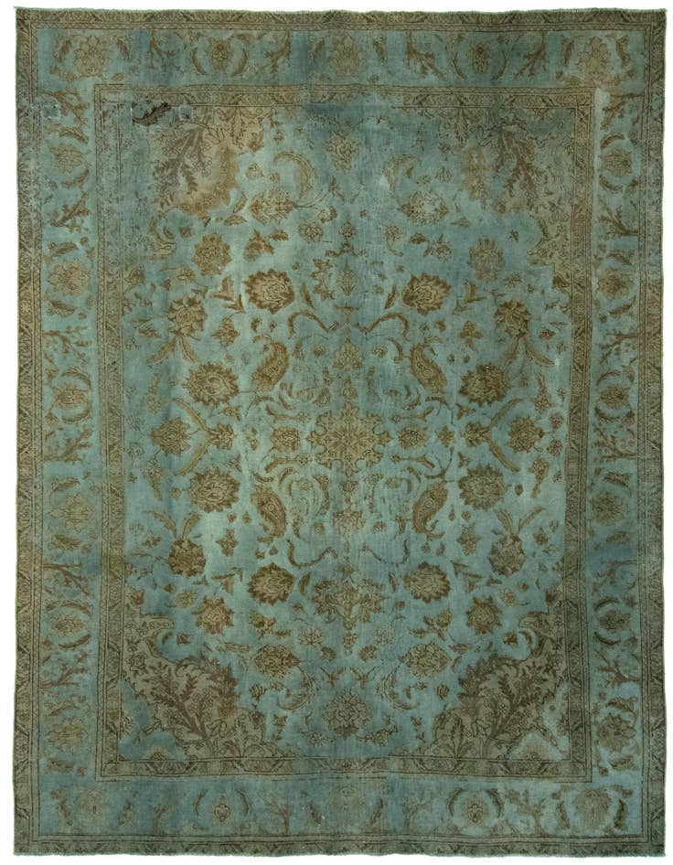 Detail image of 9' 2 x 11' 5 Hand Knotted Vintage Royal Persian Wool Rug