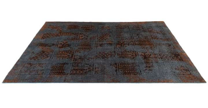 4' 6 x 6' 4 Vintage Royal Wool Rug