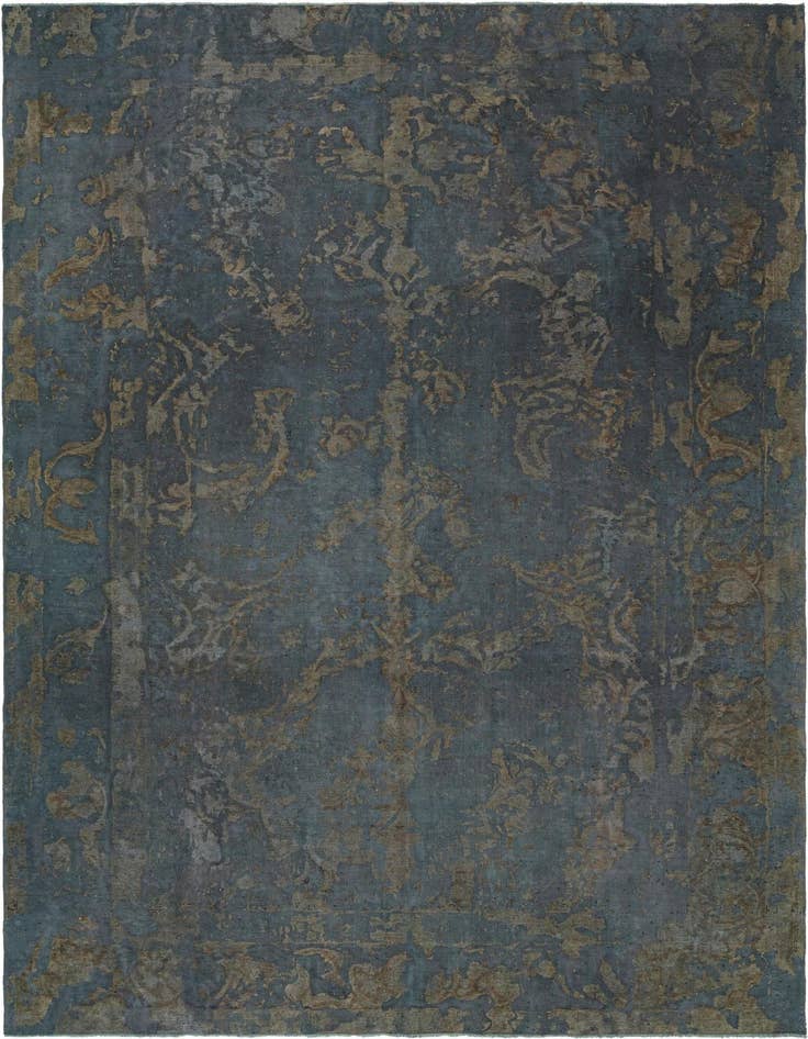 Detail image of 9' 7 x 13' Vintage Royal Wool Rug