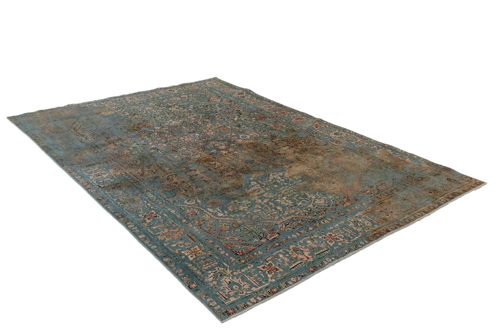 6' 3 x 9' 3 Vintage Royal Wool Rug