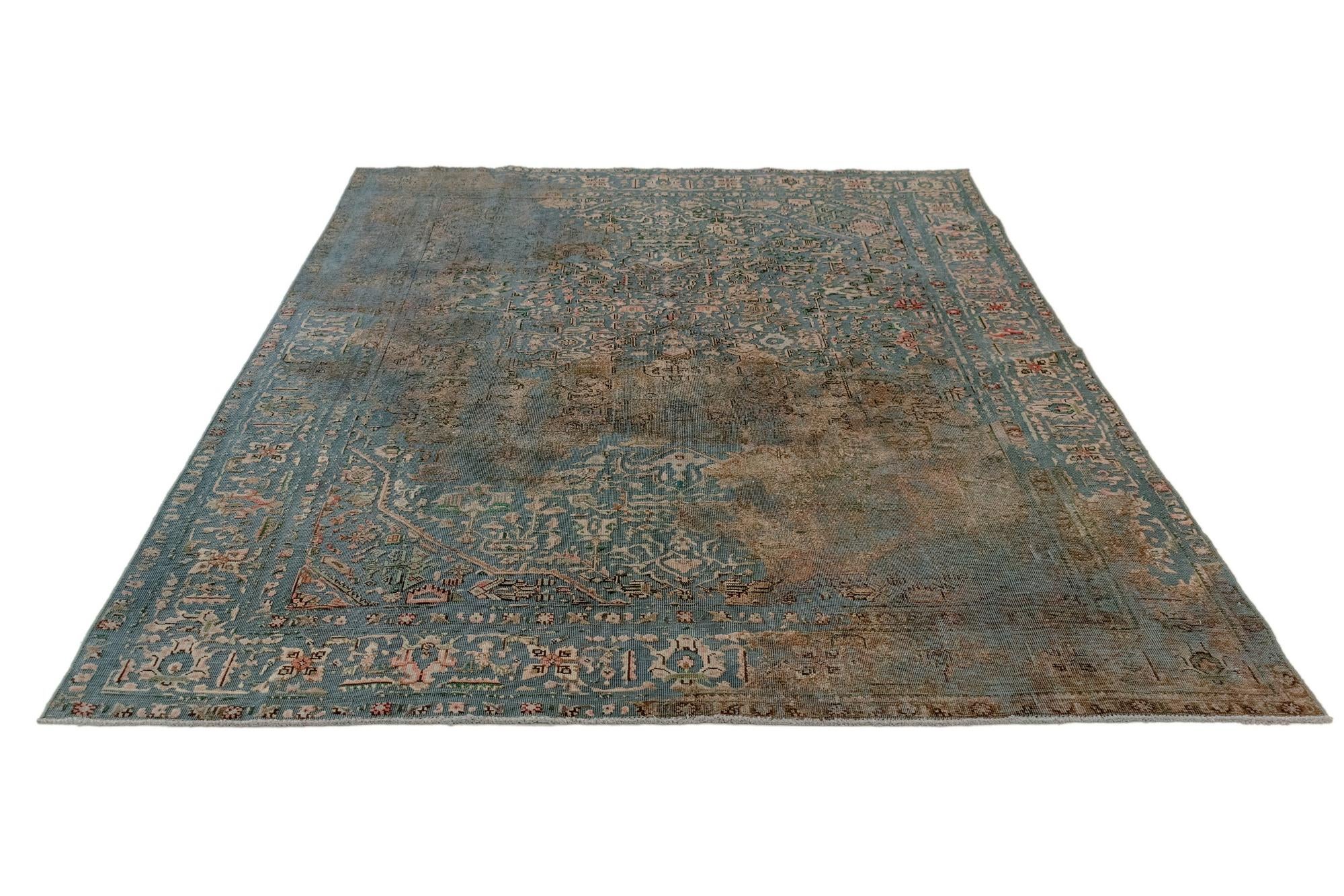 6' 3 x 9' 3 Vintage Royal Wool Rug
