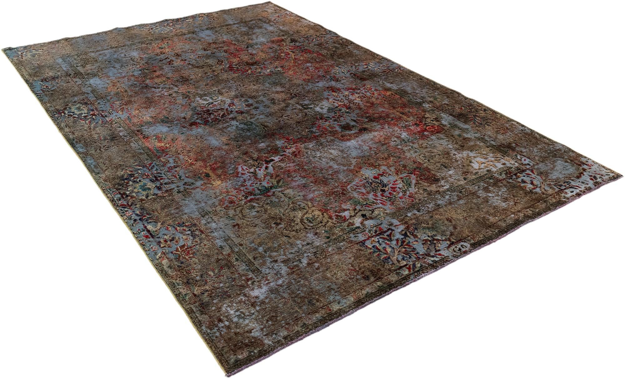 6' 4 x 9' 10 Vintage Royal Wool Rug