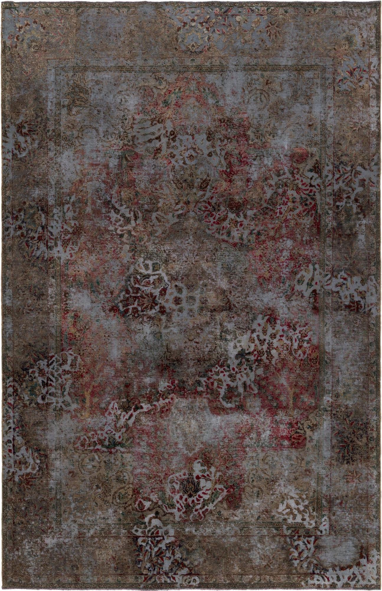 6' 4 x 9' 10 Vintage Royal Wool Rug