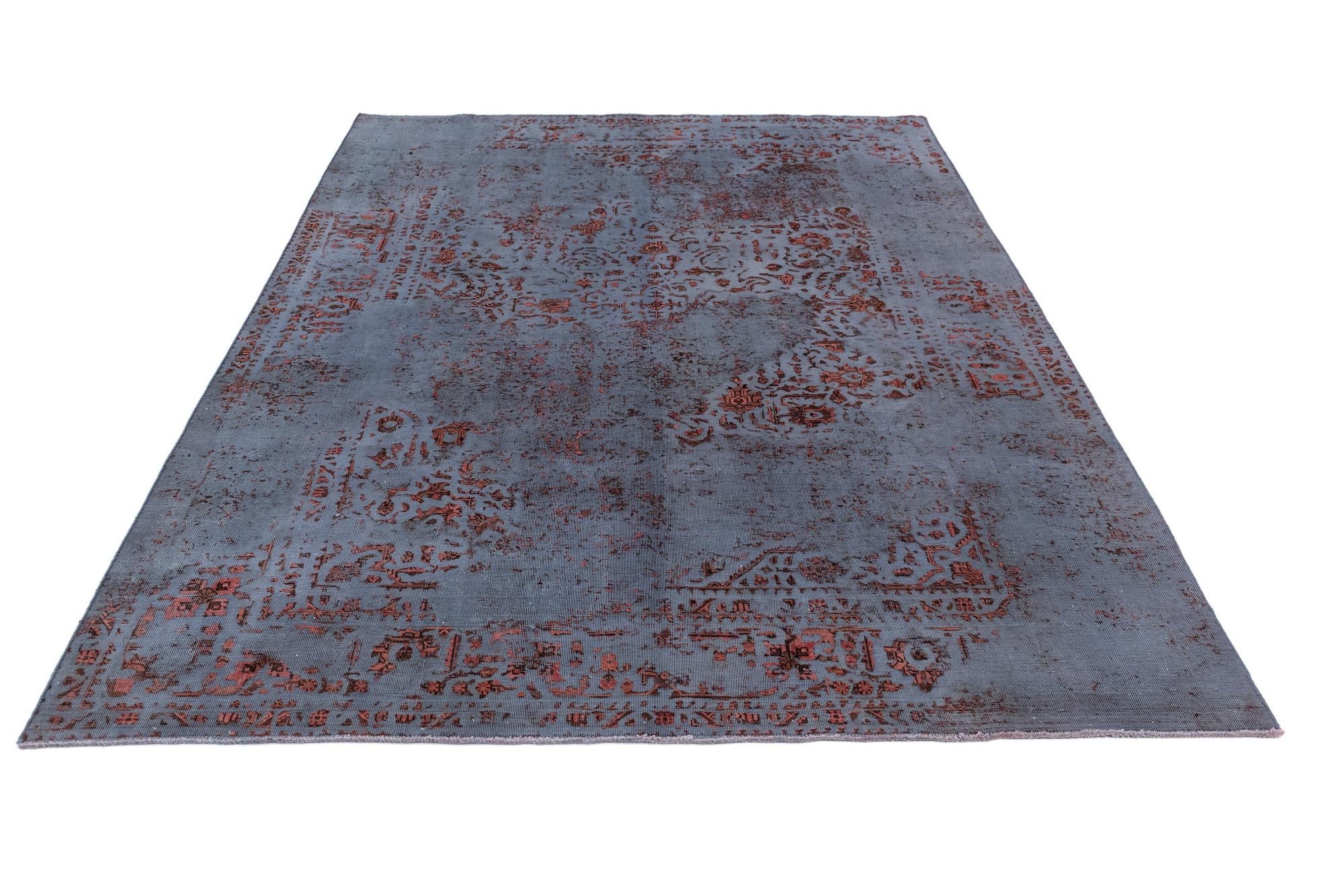 6' 2 x 9' 5 Vintage Royal Wool Rug