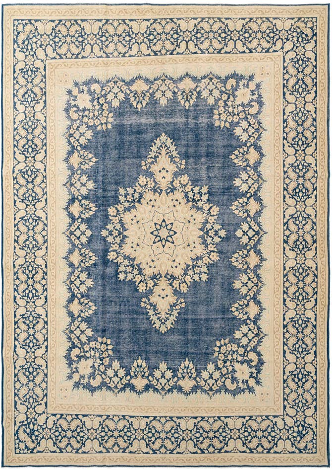 Detailfoto van 300cm x 415cm Vintage Royal Vloerkleed