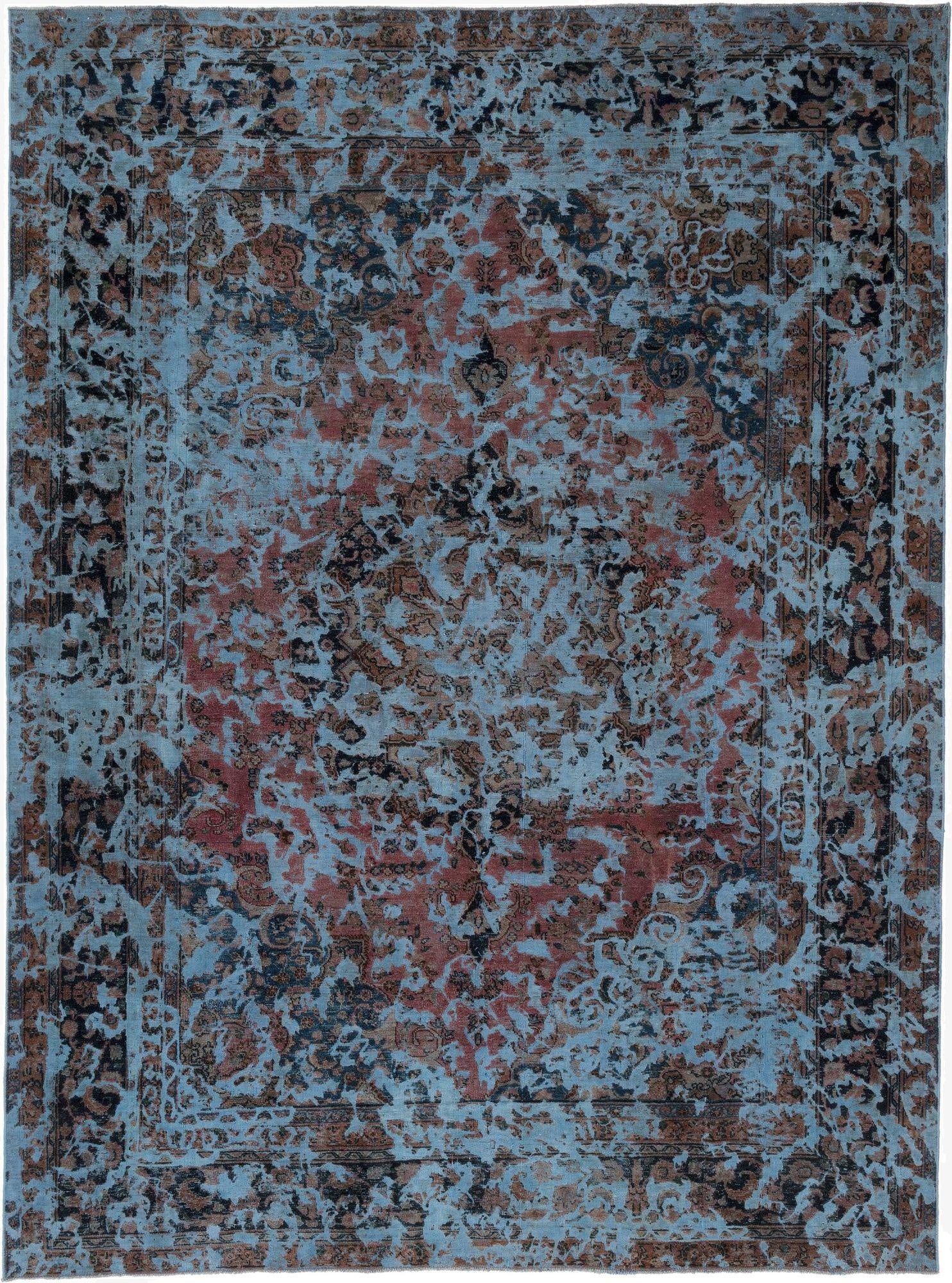 7' 11 x 10' 8 Vintage Royal Wool Rug