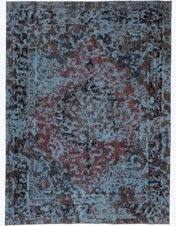 7' 11 x 10' 8 Vintage Royal Wool Rug