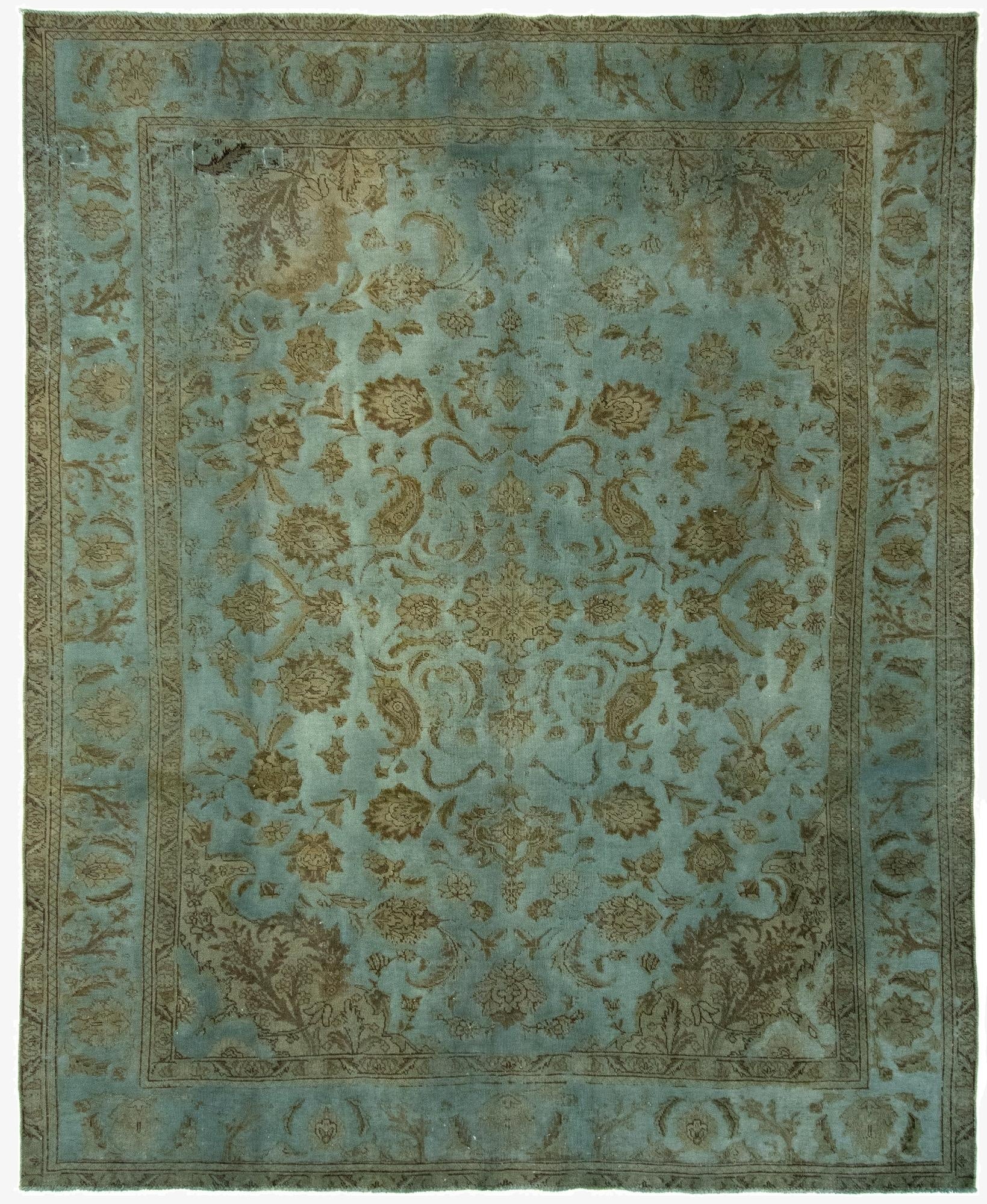 9' 2 x 11' 5  Hand Knotted Vintage Royal Persian Wool Rug