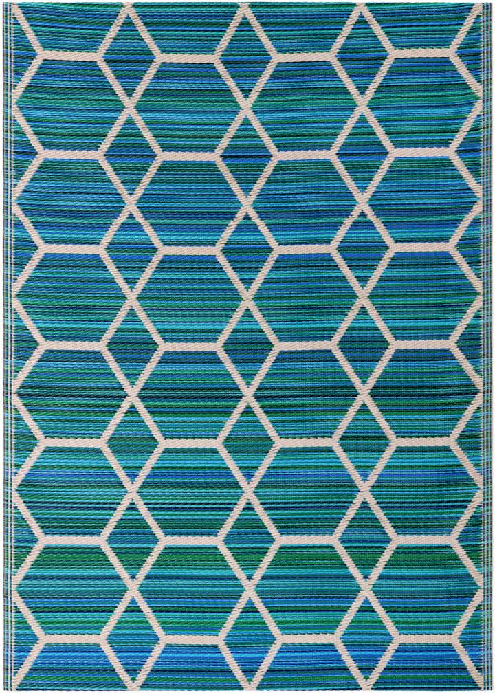 4' x 6' Easy-Clean Vista Breeze Indoor / Outdoor Rug