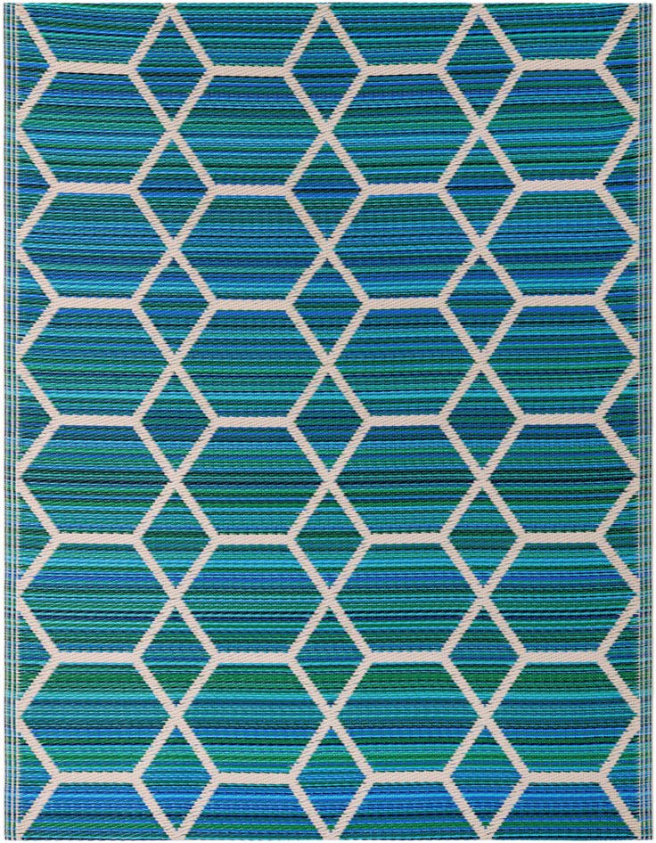 Detail image of 4' x 6' Easy-Clean Vista Breeze Indoor / Outdoor Rug