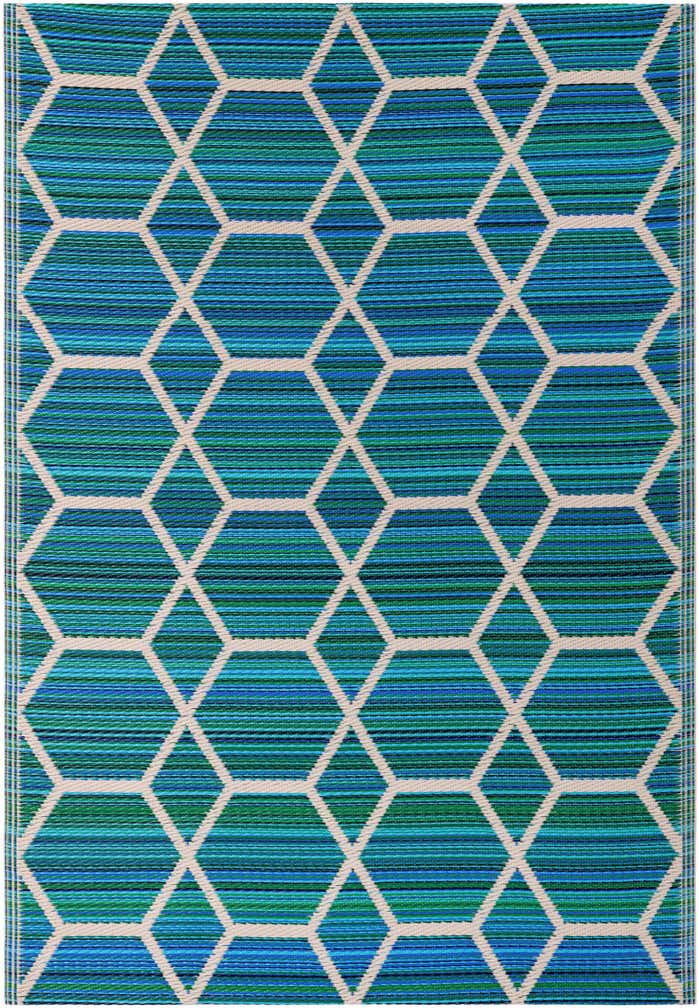 4' x 6' Easy-Clean Vista Breeze Indoor / Outdoor Rug