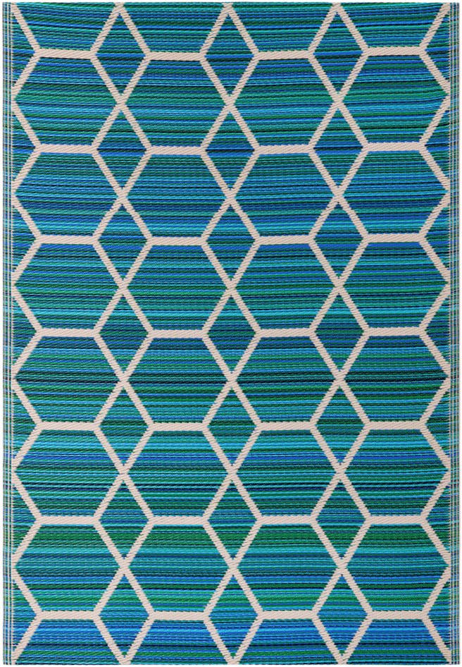 Detail image of 4' x 6' Easy-Clean Vista Breeze Indoor / Outdoor Rug
