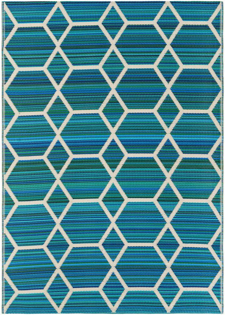 5' x 8' Easy-Clean Vista Breeze Indoor / Outdoor Rug