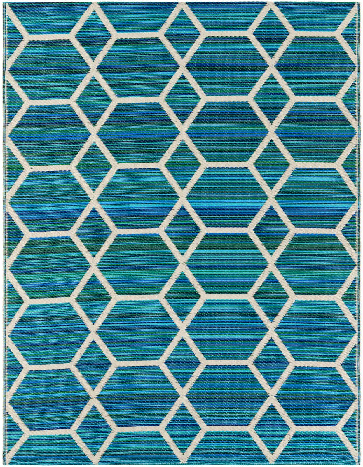 5' x 8' Easy-Clean Vista Breeze Indoor / Outdoor Rug