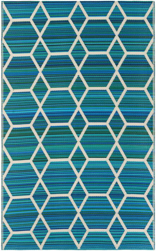 5' x 8' Easy-Clean Vista Breeze Indoor / Outdoor Rug