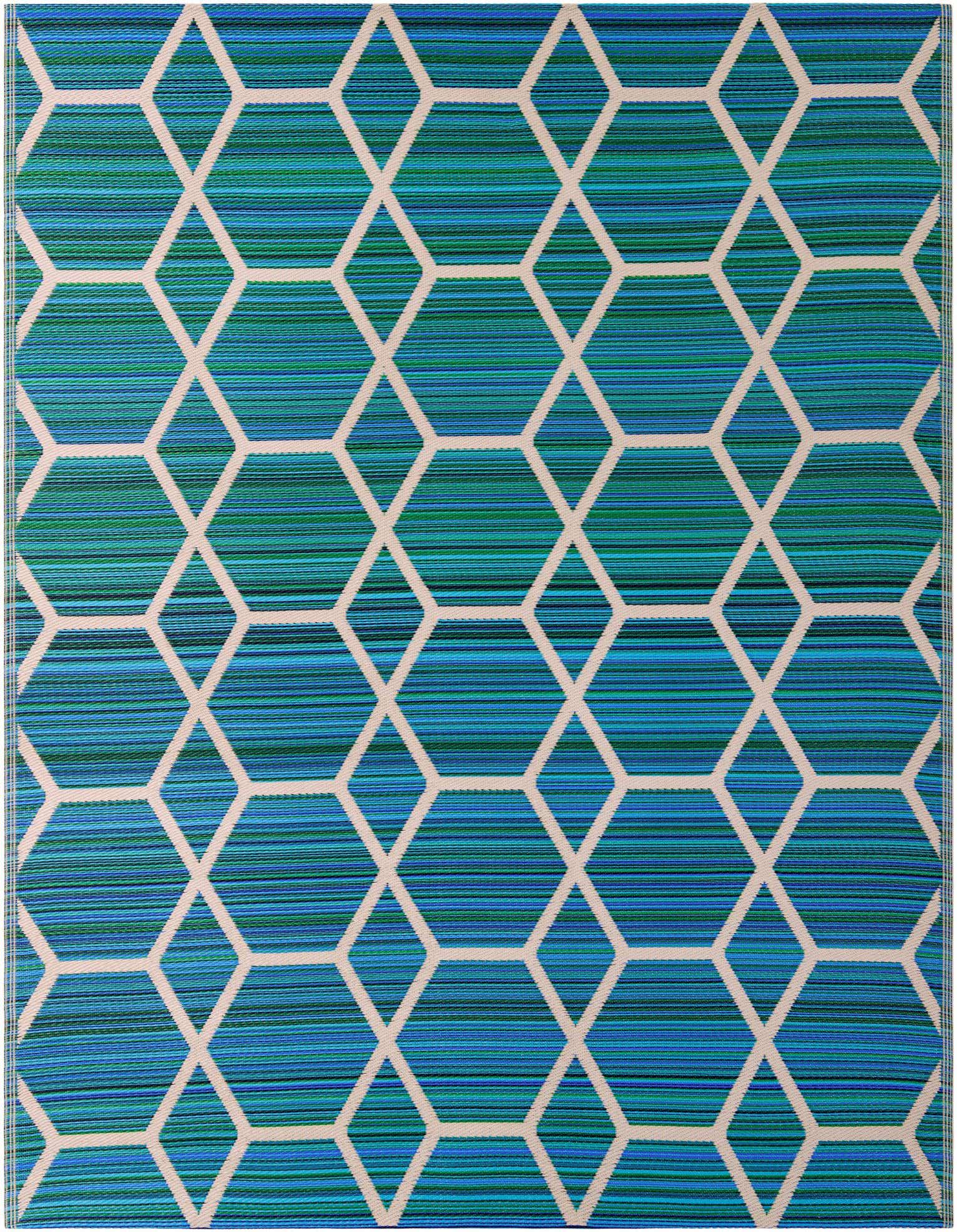 7' 10 x 10' Easy-Clean Vista Breeze Indoor / Outdoor Rug