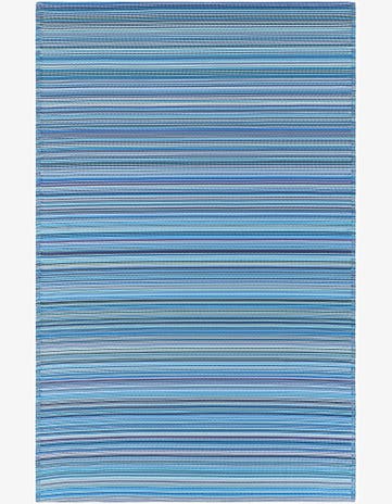 Blue Easy-Clean Vista Breeze Indoor / Outdoor Rug