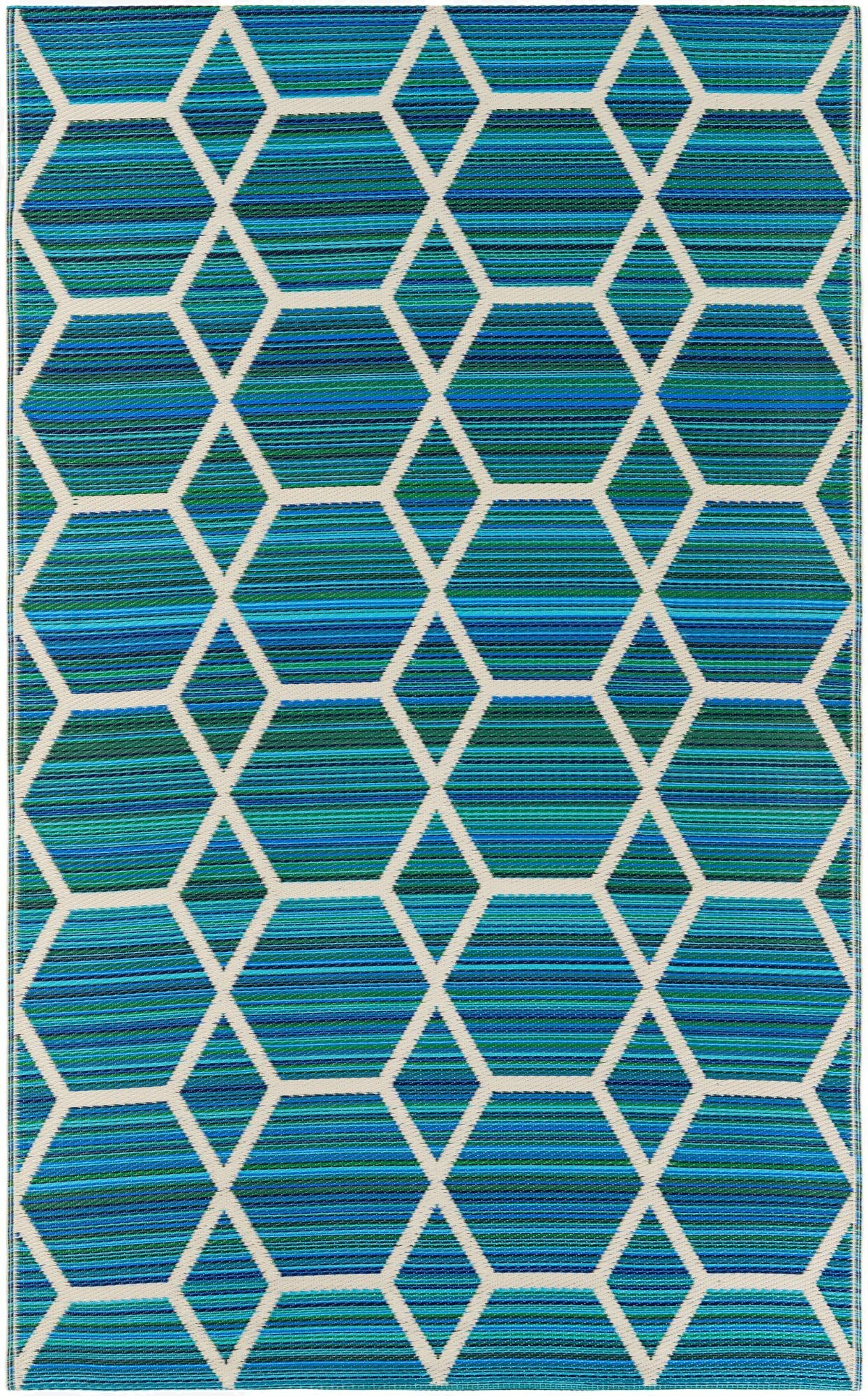 5' x 8'  Washable Vista Breeze Indoor / Outdoor Rug