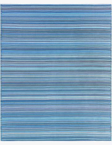 Blue Easy-Clean Vista Breeze Indoor / Outdoor Rug