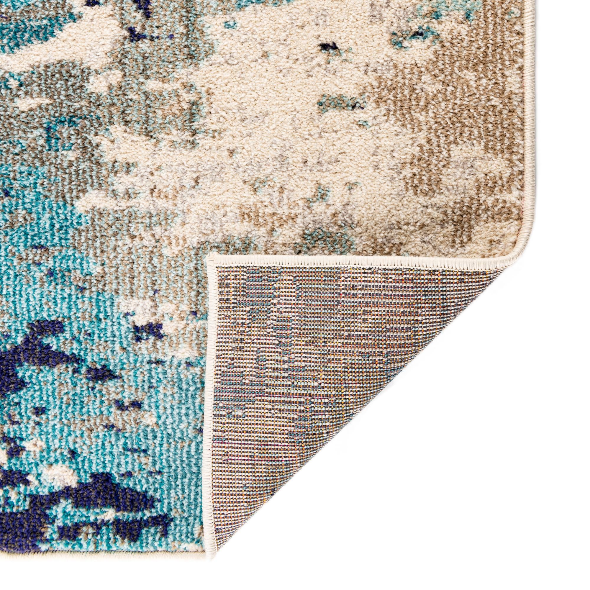 9' 10 x 14' Washable Vivid Rug