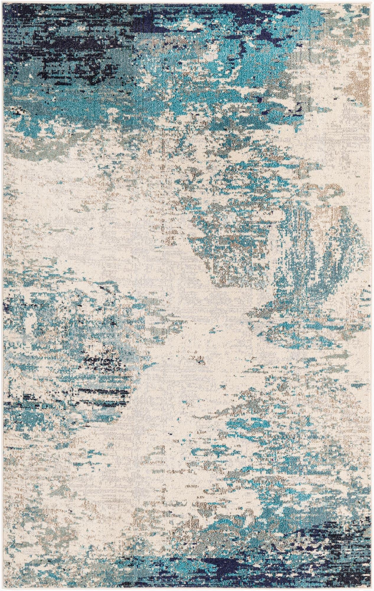 5' 3 x 8'  Washable Vivid Rug