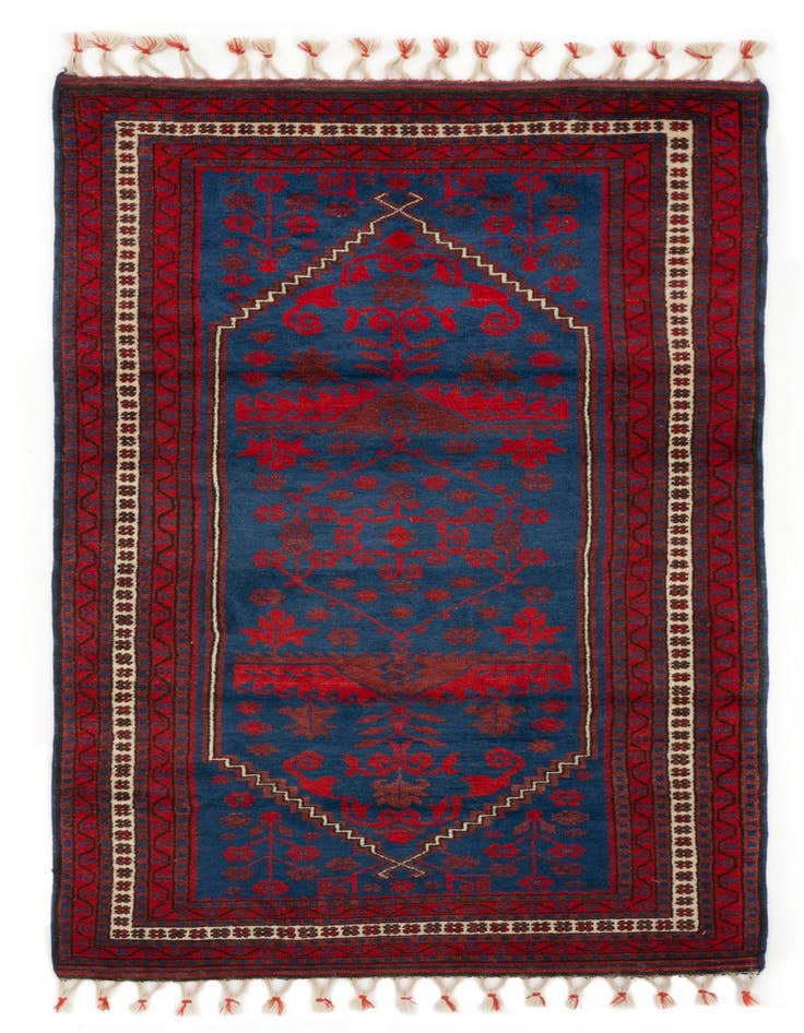 Detail image of 3' 3 x 6' 1 Hand Knotted Yagcibedir Wool Rug