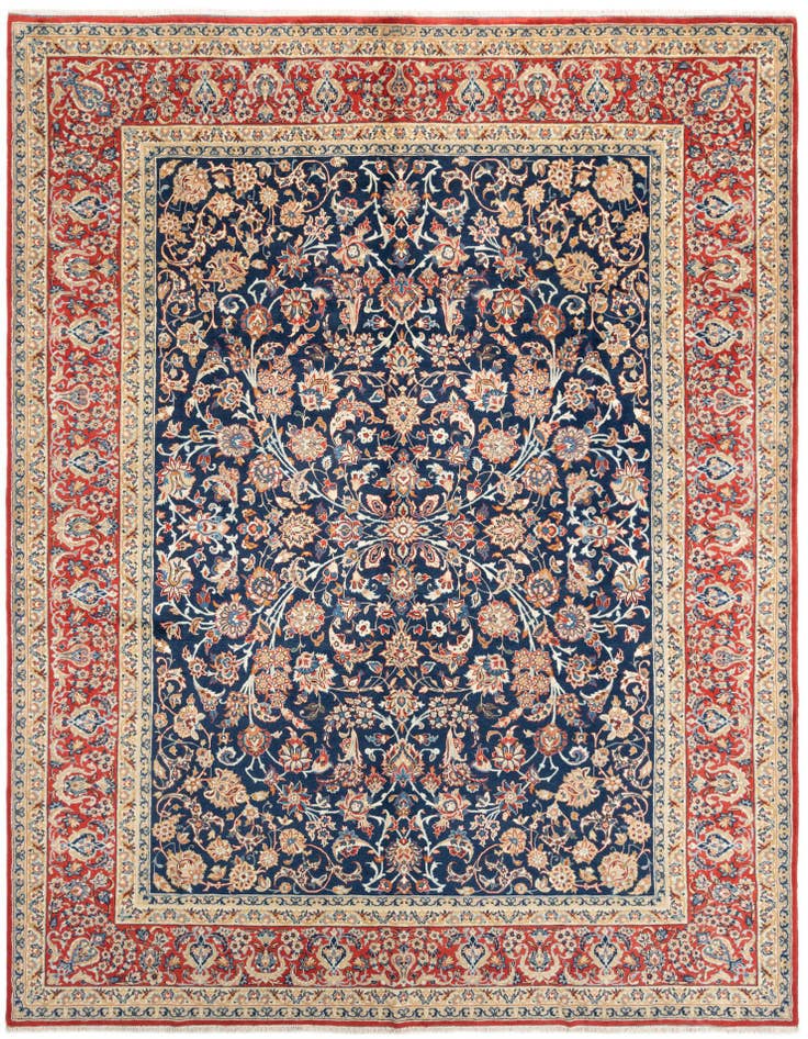 Detail image of 9' 9 x 13' Yazd Rug