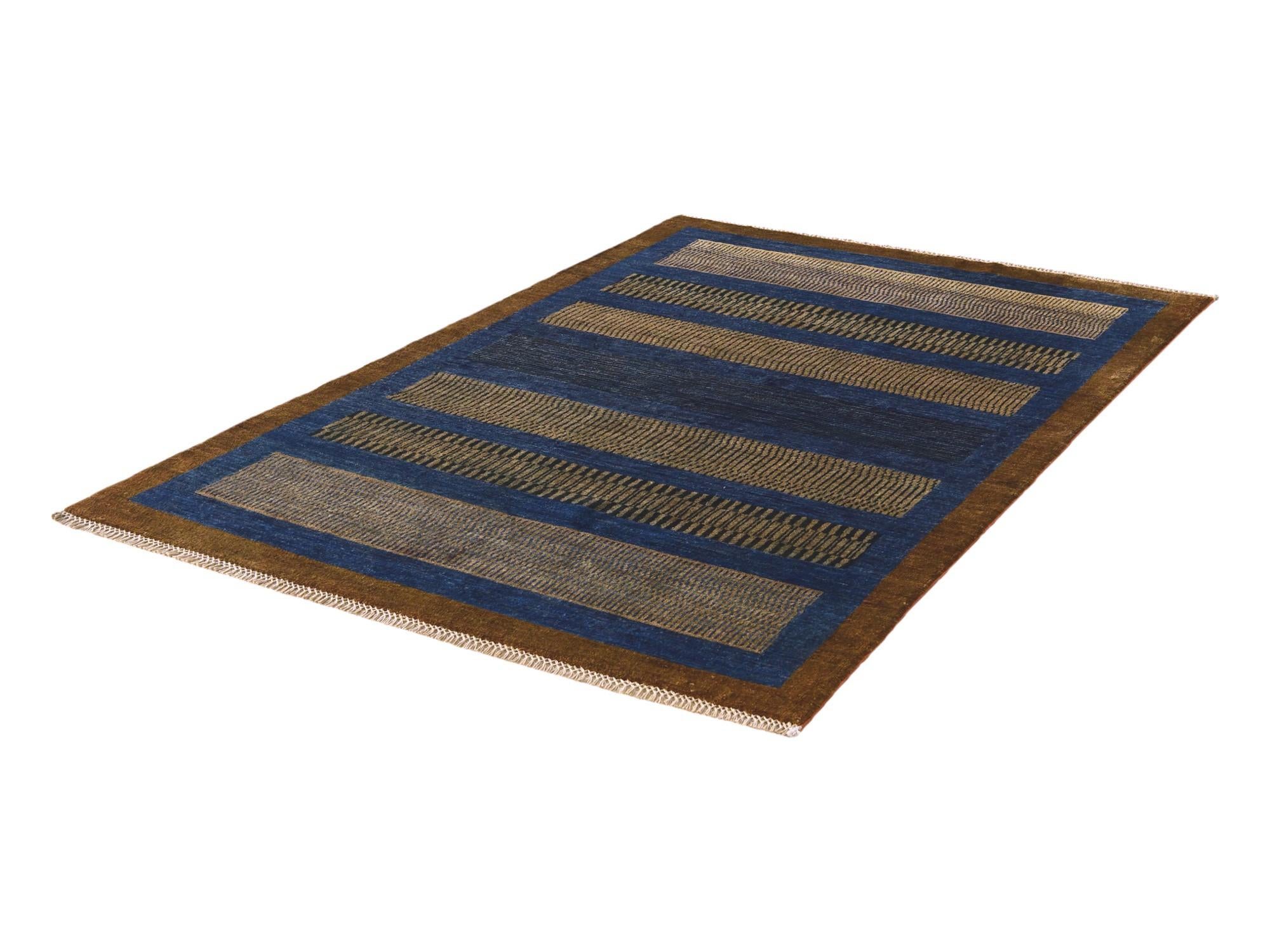 3' 11 x 5' 9 Hand Knotted Ziegler Modern Rug