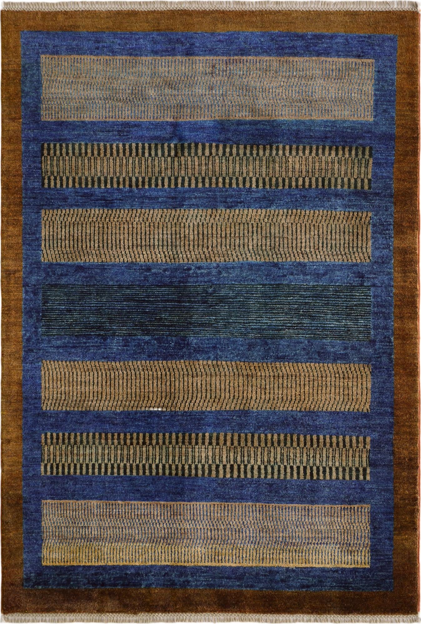 3' 11 x 5' 9 Hand Knotted Ziegler Modern Rug